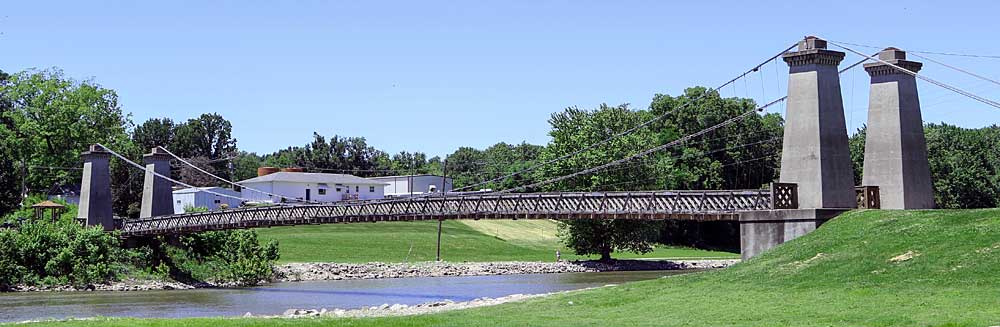 Read more about the article Carlyle, IL – General Dean Suspension Bridge (2019)